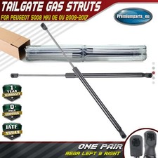 2x Rear Tailgate Boot Gas Struts for Peugeot 5008 MK1 0E 0U 2009-2017 9683738180