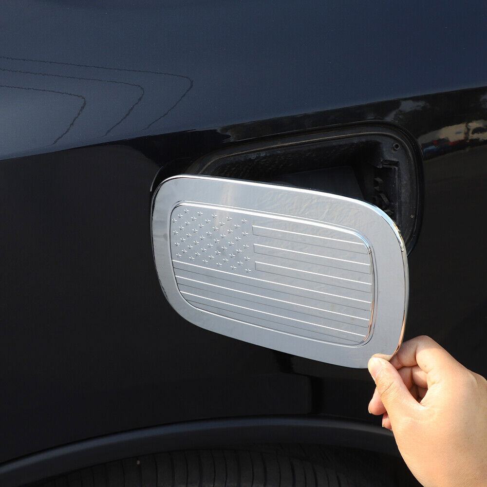 Fuel Tank Gas Cap Door Cover Trim For Dodge Durango 2011-2021 Accessories Chrome