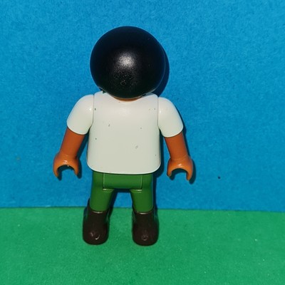 Personnage Playmobil Enfant Cheveux Noir - Catégorie 3 Réf 15 - Occasion Très Bon état