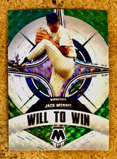 2022 Panini Mosaic Baseball Will To Win Green Mosaic Prizm Jack Morris WW-9