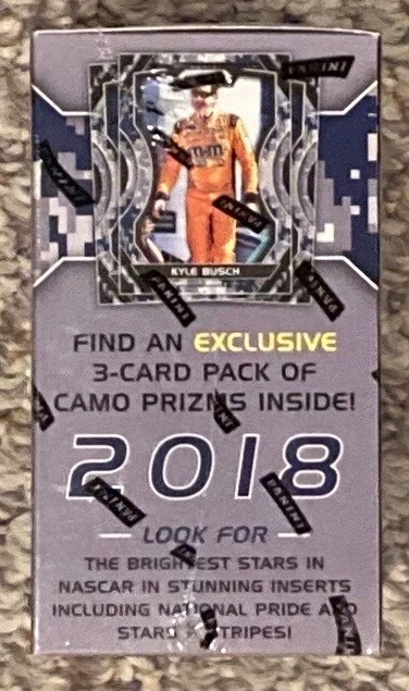 2018 Panini PRIZM NASCAR Racing Sealed Blaster Box CAMO Prizm cards - Image 2 of 3