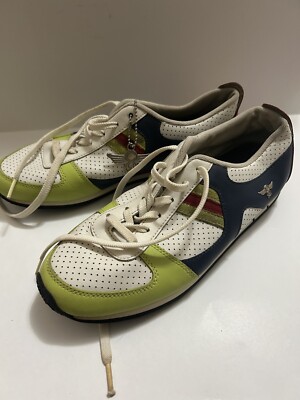 Creative Recreation Shoes Dechico Yellow/blue/Red/ Sneakers Size 8.5 Free Shipp