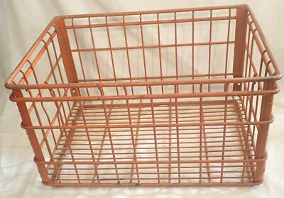 Vintage Rare Farmland Dairy Metal Milk Crate | eBay