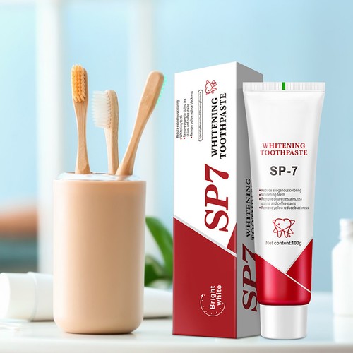 SP-7 Probiotic Toothpaste 100g Fresh Breath Bright Teeth Deep Cleaning Effective - Picture 7 of 12