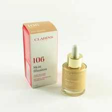 Clarins Skin Illusion Natural Hydrating Foundation #106 VANILLA - 30mL / 1 Oz.