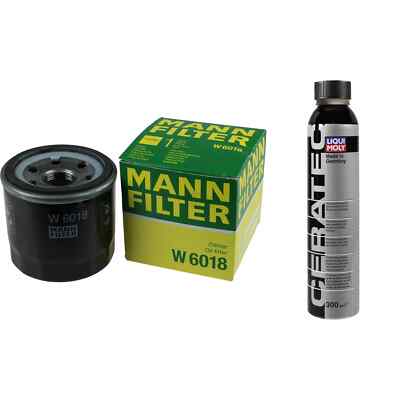 MANN-FILTER ÖLFILTER W 6018 + LIQUI MOLY Cera Tec 3721