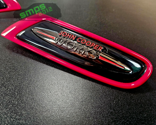 Genuine MINI John Cooper Works F56 Black Chrome Side Scuttle Inserts JCW - Picture 4 of 7