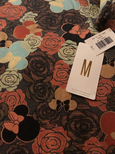 Rosa blush Disney verde bronzo nuova con etichetta Lularoe Medium perfetta T 12-18 🦄 M - Foto 4 di 9