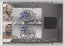 2021 WWE Undisputed Match-Up Dual Relic 10/25 Ricochet Johnny Gargano Auto 00f3