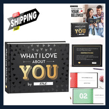 What I Love About You Book Fill-in-the-Blank Couples Gift for Anniversary