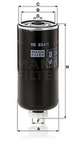 Mann-Filter Wk 854/1 Kraftstoff Filter FüR Fiat, Kia, Uaz