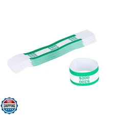 NUCOUN Currency Band Bundles,Self-Adhesive,Money Bands for Cash,Bills Currenc
