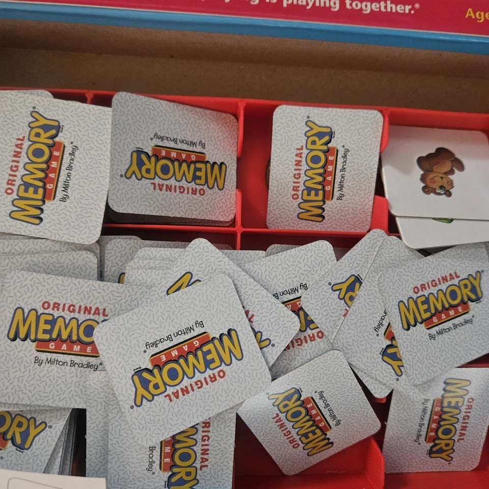 Vintage Original Memory Card Game 2001 by Milton Bradley Complete Free Shipping - Image 3 of 3