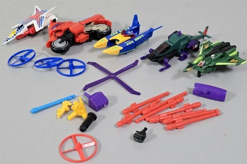 X-71 VINTAGE 1990'S HASBRO TRANSFORMER G2 ROAD ROCKET MANTA RAY POWERDRIVE ETC