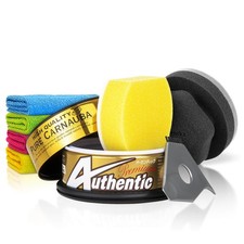 Soft99 Authentic Premium Wachs Set 200g + Applikator & Tücher 6-teilig