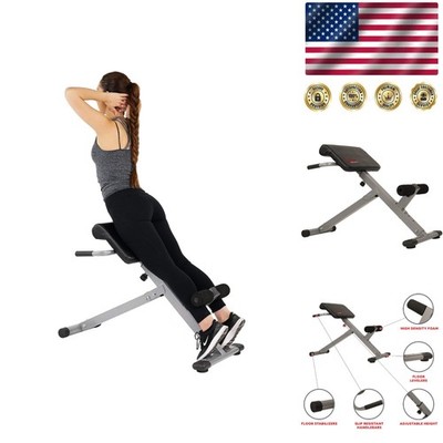Adjustable Hyperextension Chair with Foam Support   Your Ideal Home Fitness Tool