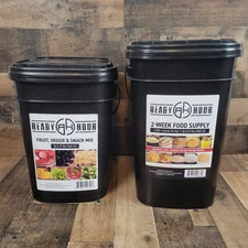 Ready Hour 2 Week Food Supply 2000 Calories Per Day Fruit Veggie Snack Mix New