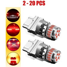 2-20 Auxito Led 3157 3156 3056 Red Brake Tail Parking Turn Signal Light Bulb Kit