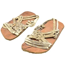Buffalo Hide Sandals Central Plain Indians
