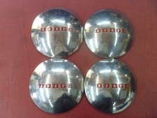 Vintage 1940-50 Dodge Dog Dish Poverty Hubcaps Wheelcovers