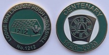 Lodge Wallace St. Hugh No. 1212 Mark Token