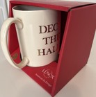 Lenox Golden Holidays Wreath Mug Deck The Halls Brand New — photo 2