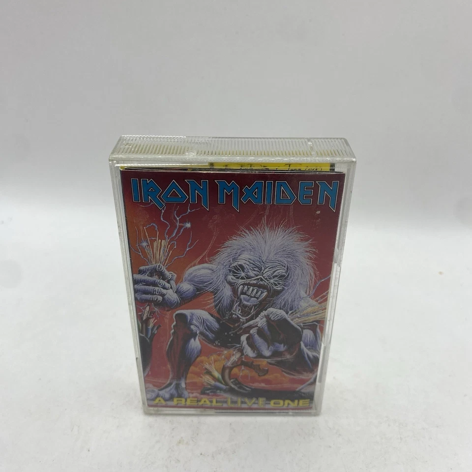 Iron Maiden - A Real Live One original rare UK cassette tape 1993 - Image 2 of 4