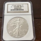 2000-P Proof 1 oz American Silver Eagle NGC PF70 Ultra Cameo