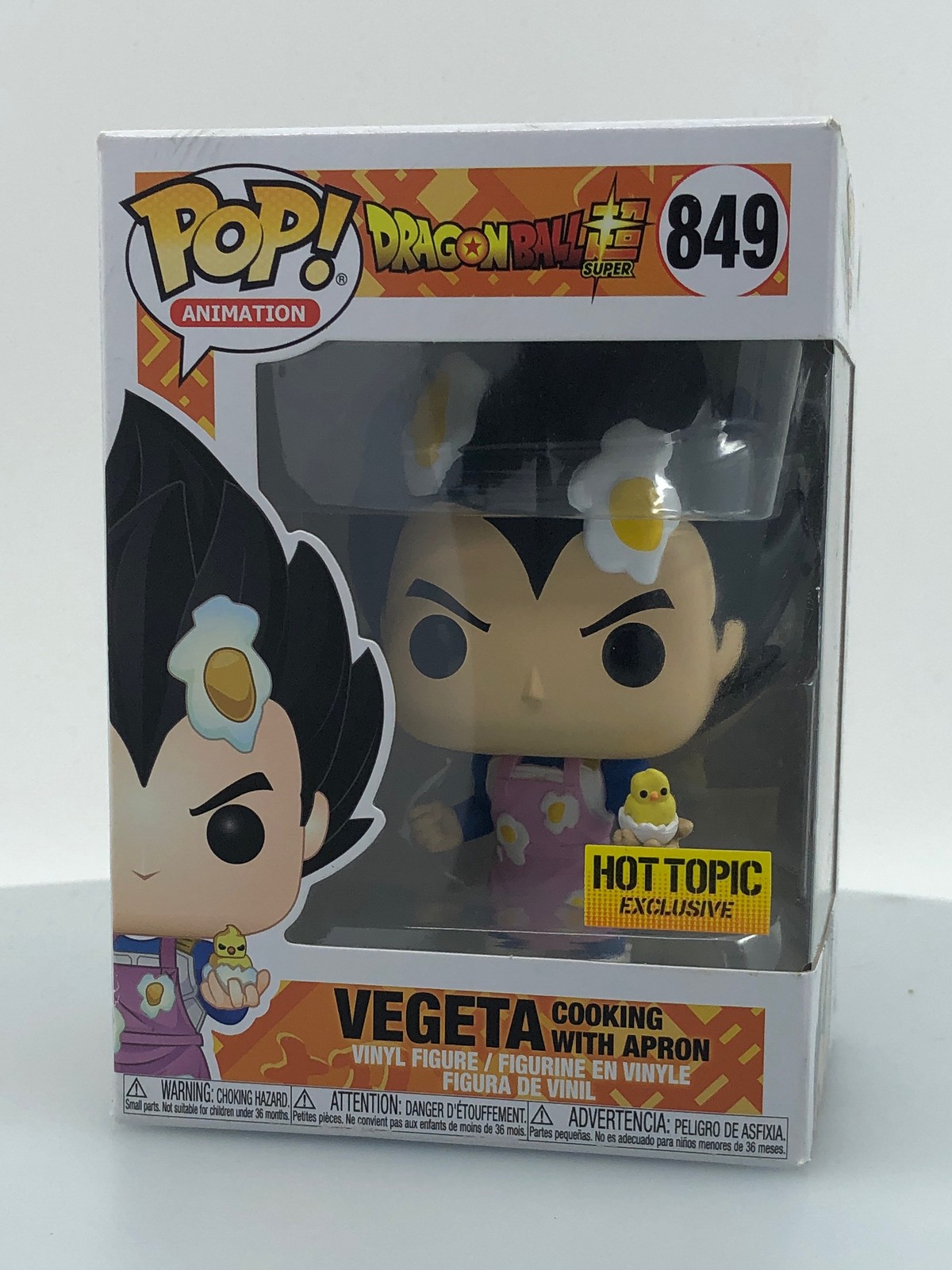 Vegeta Cooking With Apron #849 Damaged Box See Pics