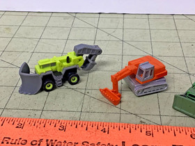 Micro Machines loose lot of construction vehicles as-is