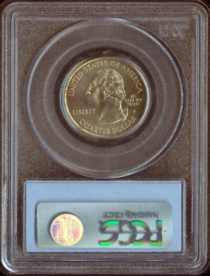 2009-P Puerto Rico Quarter PCGS MS66 Auction - Image 2 of 2