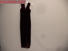 NWOT -Needs Sewn, BHLDN Women's Dark Berry Velvet Dress, Size 10