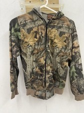 Outdoor Ace Outfitters Advantage Timber Camo Faux Fur Line ZipHoodie Youth 14/16