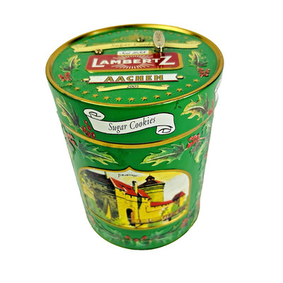 Vintage Lambertz Musical Cookie Tin ''We Wish You A Merry Christmas'' Germany 2005
