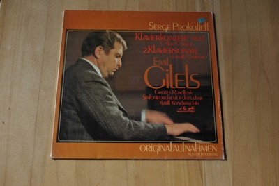 Prokofieff Emil Gilels Klavierkonzert No.3 C-dur/C Major 2.Klaviersonate Vinyl