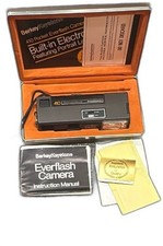 Berkey Keystone Everflash 410 Pocket Camera Vintage 1976 Boxed Set With Manual