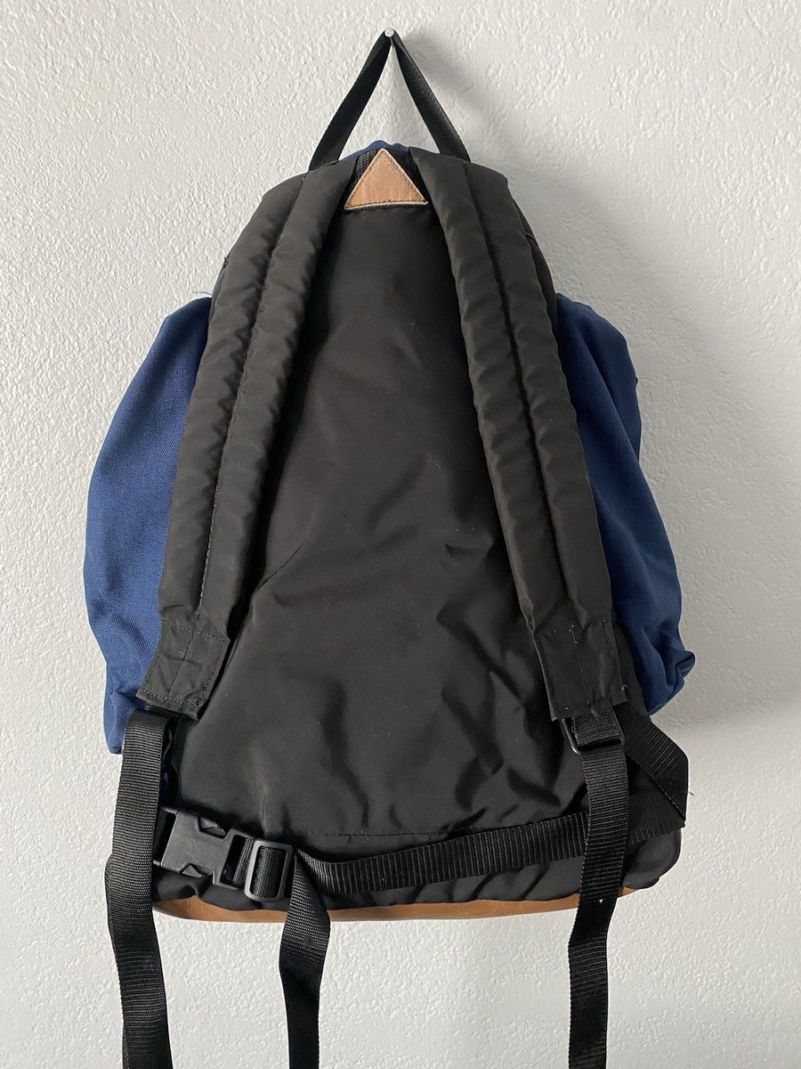 Vintage Outdoor Products Made In USA Navy Backpack Hiking Camping