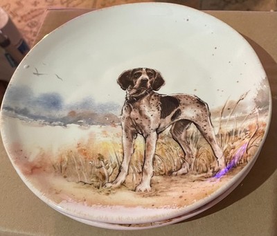 Southern Living Southern Tails GERMAN SHORTHAIRED POINTER SALAD DECO  PLATE  NEW