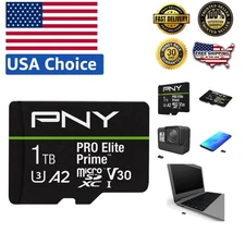 1TB PRO Elite Prime U3 V30 A2 microSDXC - Ultra-Fast 200MB/s, Waterproof, Sho...