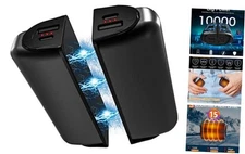  Hand Warmers Rechargeable Electric Reusable Hand Warmers Power Black
