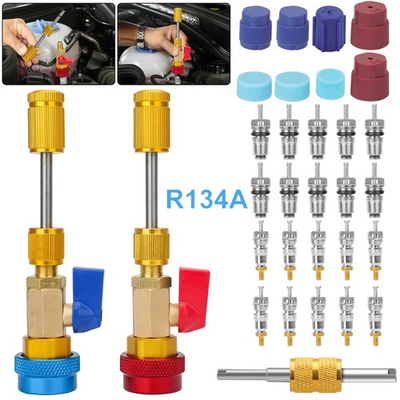 #ad #ad A C Air Conditioning R134A Valve Core High Low Pressure Remover Installer Tool $20.99