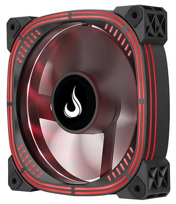 120mm RGB PC Case Fan 1500 RPM Silent Hydraulic Bearing Motherboard Sync - Black