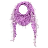 Mundschutz Dreiecktuch Rosenmuster Pink Halstuch Dreieckstuch