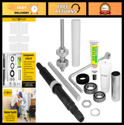 #ad #ad Washer Repair Tool Kit 13pc Bearings Washers Seals amp; Shaft Replacement Parts $119.99