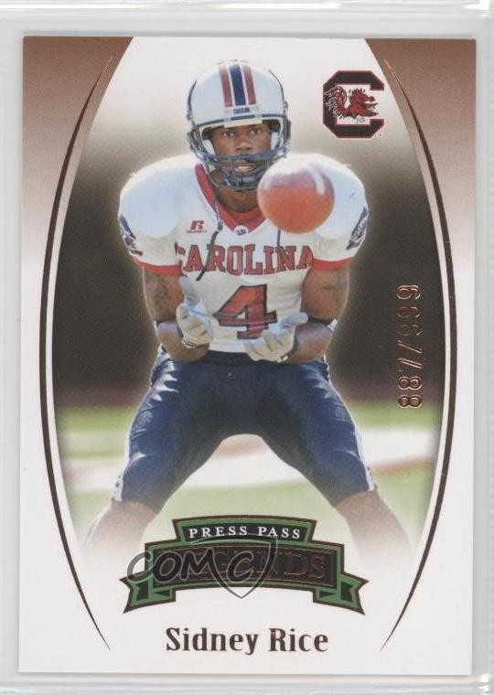 2007 Press Pass Legends Bronze 887/999 Sidney Rice #B-53 Rookie RC 0l2
