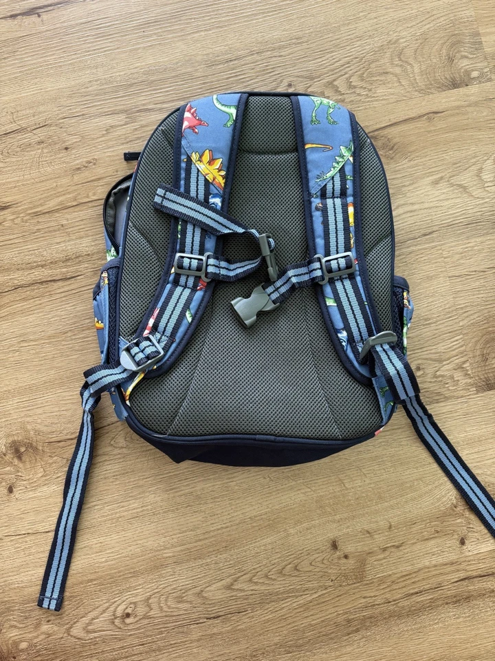 Pottery Barn Kids Blue Dinosaur Print Backpack and Lunchbox - Image 3 of 4