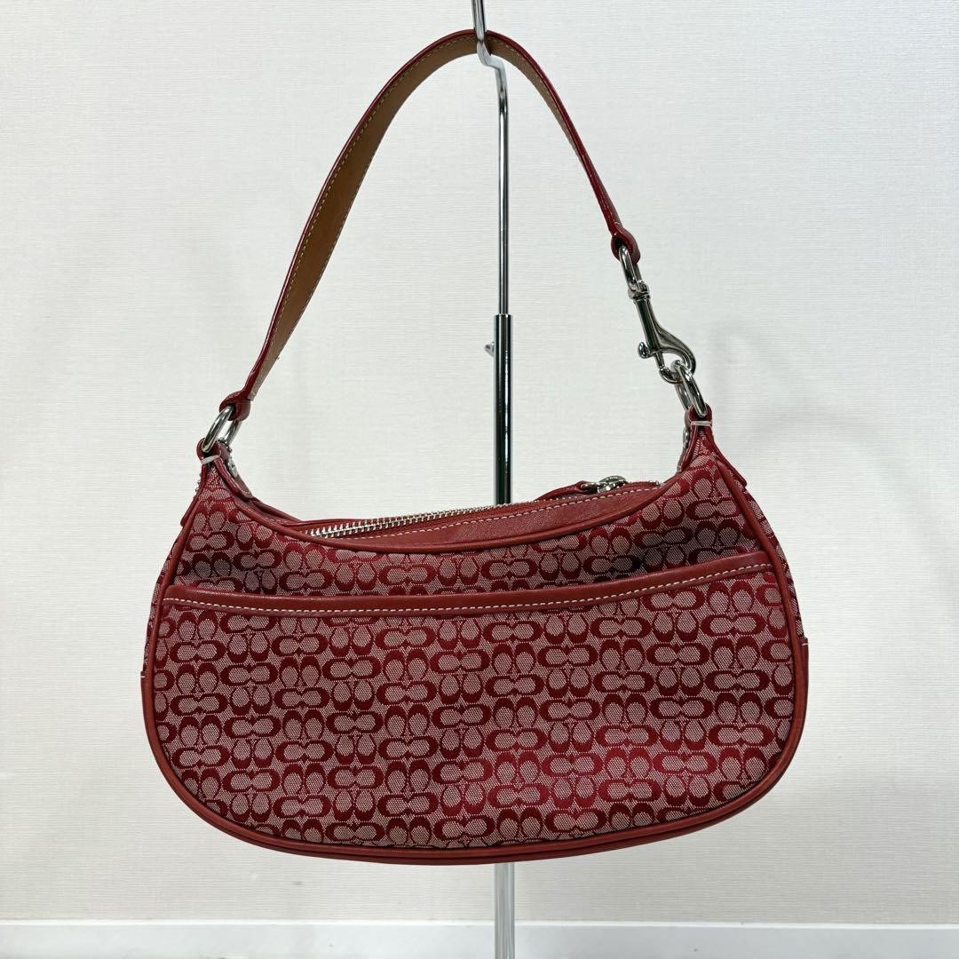 Coach accessory pouch signature red