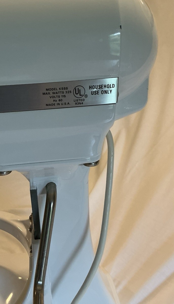 KitchenAid K5SS Heavy Duty Series 5qt Stand Mixer - White for sale