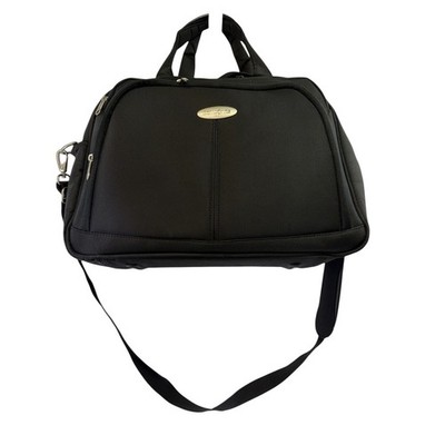Samsonite Black Nylon Travel Duffle Bag Carry On Weekender Bag