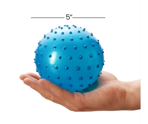 Bedwina Mini Knobby Balls - (Pack of 12) Bulk 5 Inch Sensory Balls and Spiky Mas - Picture 6 of 8